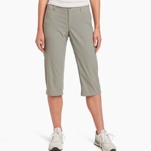 KUHL Trekyr Kapri Convertible Hiking‎ Capri Pants Outdoor Gray Women 6 camping